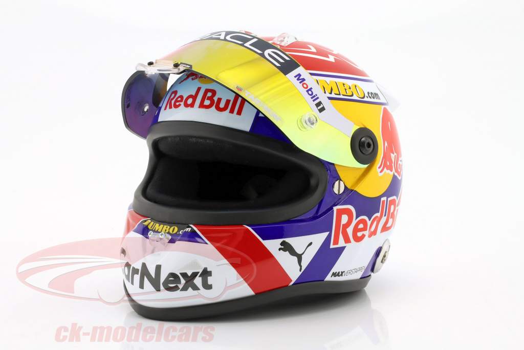 M. Verstappen Red Bull #1 vinder Zandvoort formel 1 Verdensmester 2022 hjelm 1:2 Schuberth