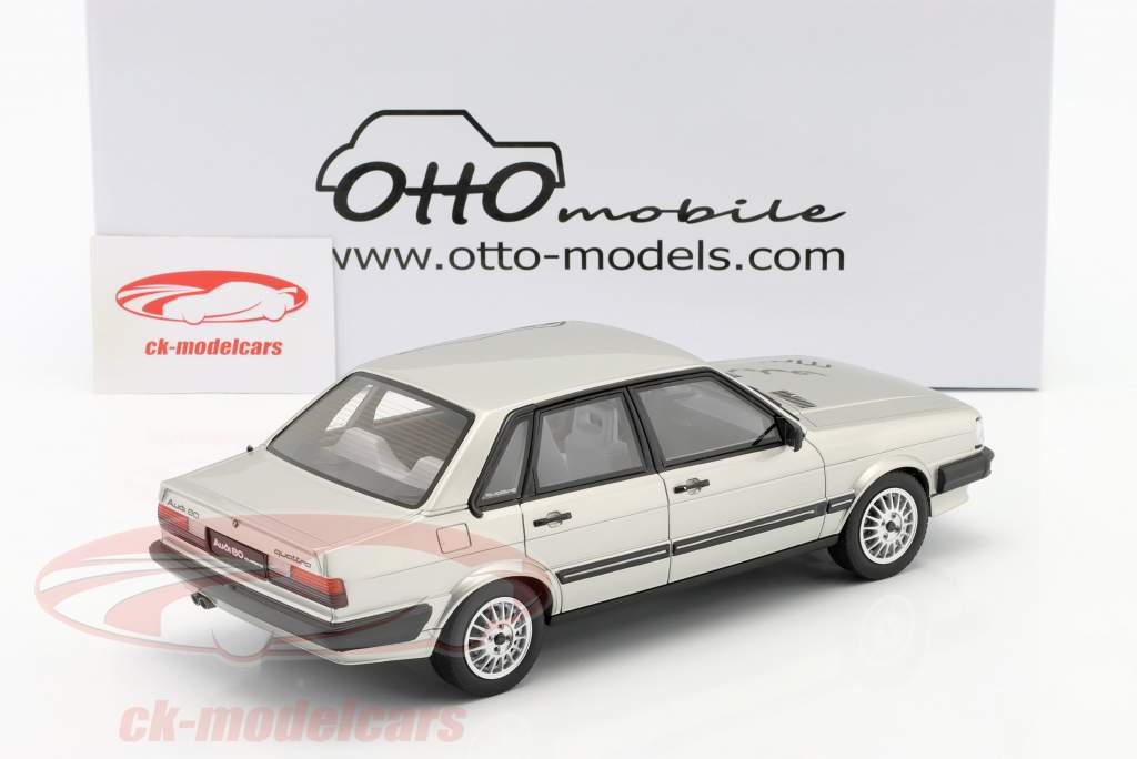 Audi 80 quattro (B2) Année de construction 1983 argent 1:18 OttOmobile