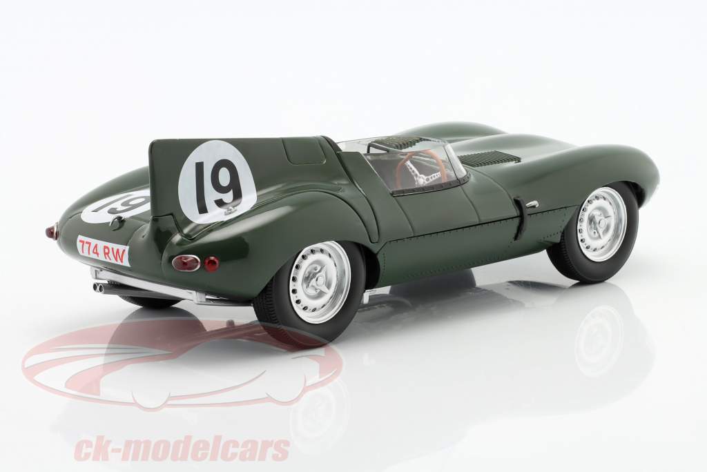 Jaguar D-Type #19 vencedora 12h Sebring 1955 Hawthorn, Walters 1:18 CMR