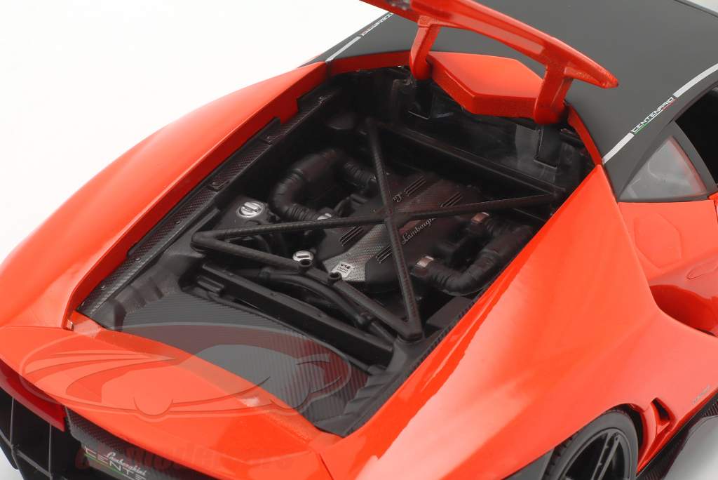 Lamborghini Centenario LP770-4 Année de construction 2016 orange 1:18 Maisto