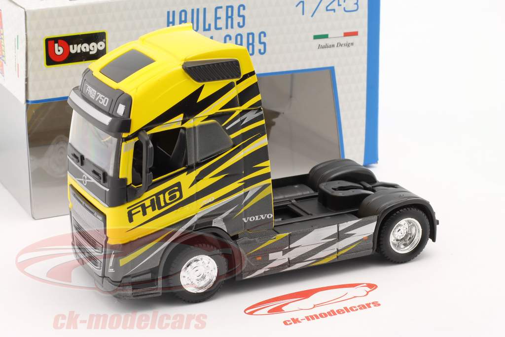 Bburago 1:43 Volvo FH16 Globetrotter 750 XXL Truck yellow