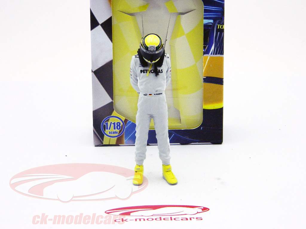 Nico Rosberg Formule chiffre chauffeur 1 debout Ed.2 1:18 TopMo