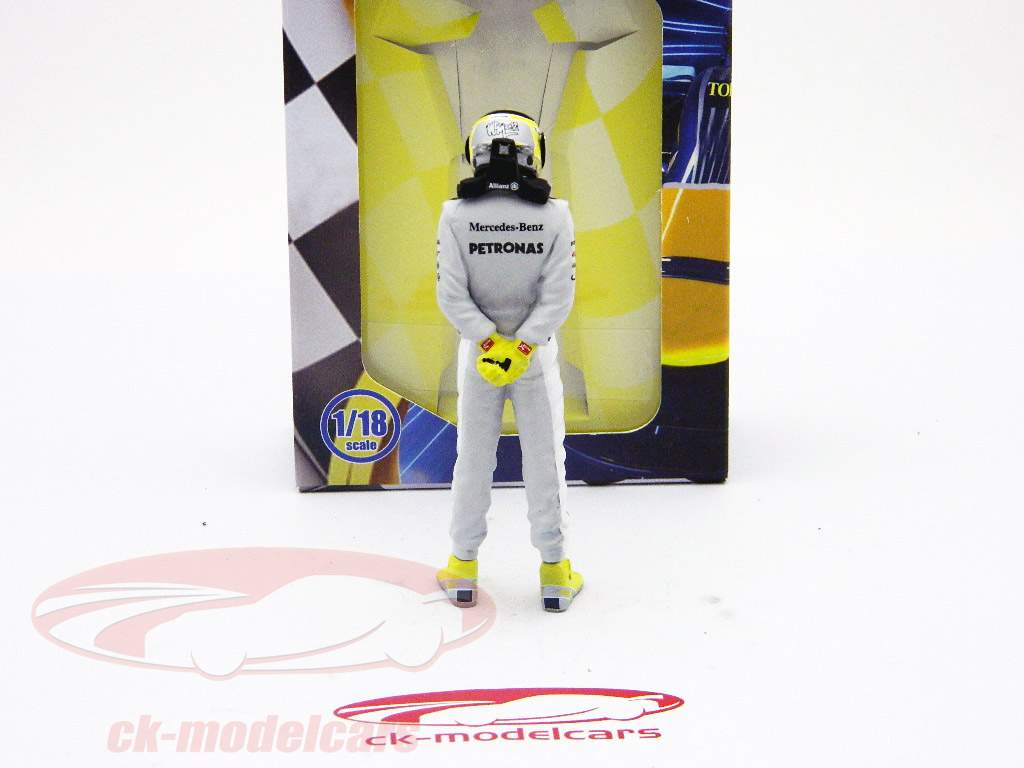 Nico Rosberg driver figure formula one standing Ed.2 1:18 TopMo