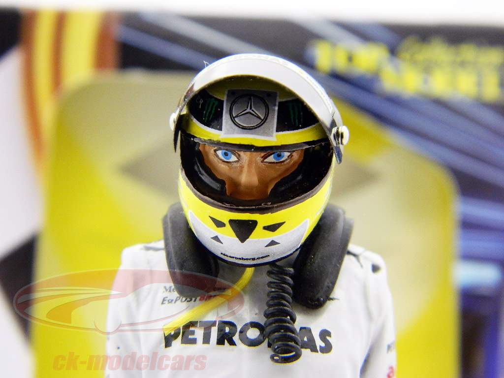 Nico Rosberg driver figure formula one standing Ed.2 1:18 TopMo