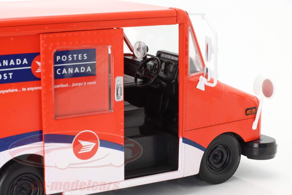 Canada Post Long-Life 邮车 (LLV) 红色的 / 白色的 1:18 Greenlight