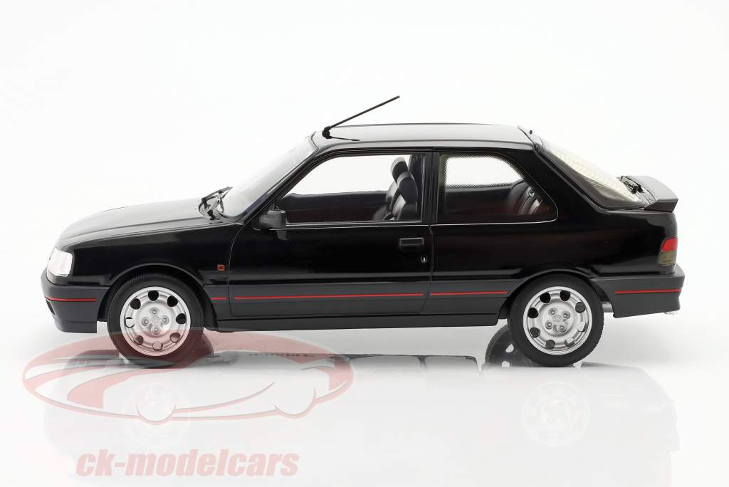 Peugeot 309 GTi year 1990 black 1:18 Norev