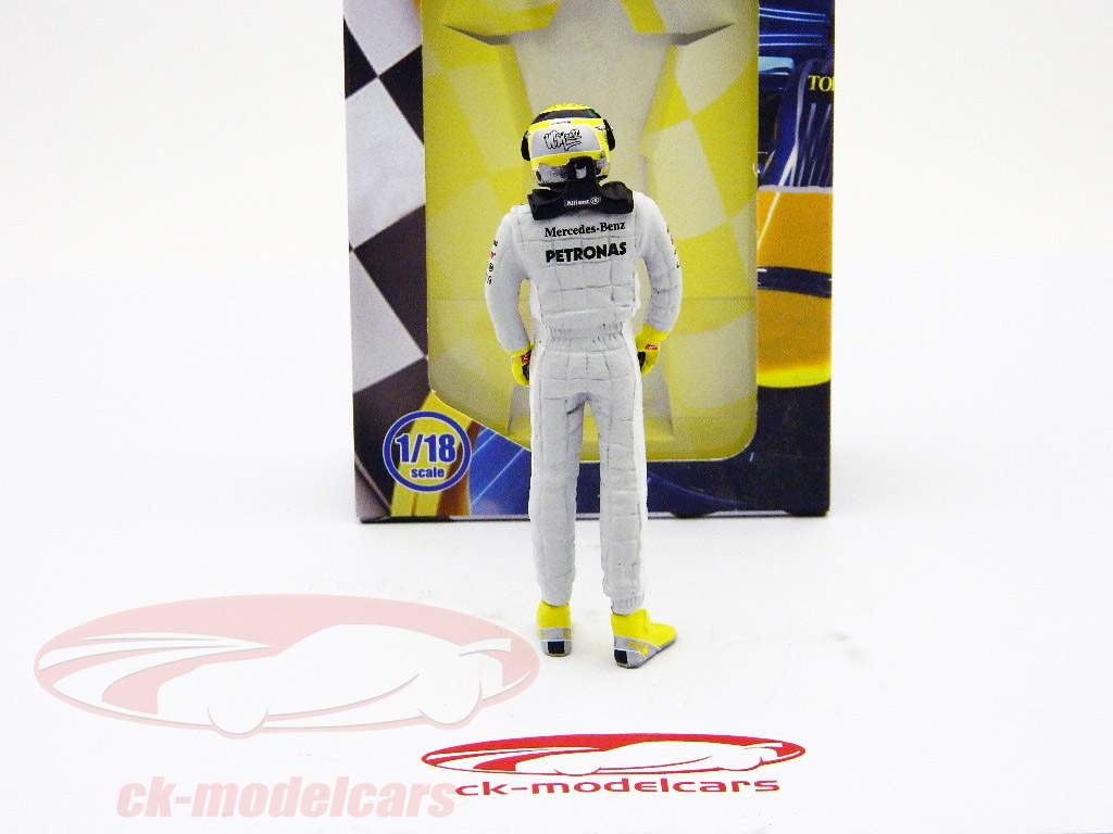 Nico Rosberg driver figure formula one standing Ed.1 1:18 TopMo