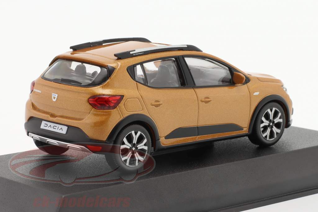 Dacia Sandero Stepway year 2021 orange metallic 1:43 Norev