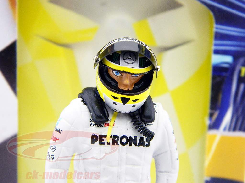 Nico Rosberg driver figure formula one standing Ed.1 1:18 TopMo