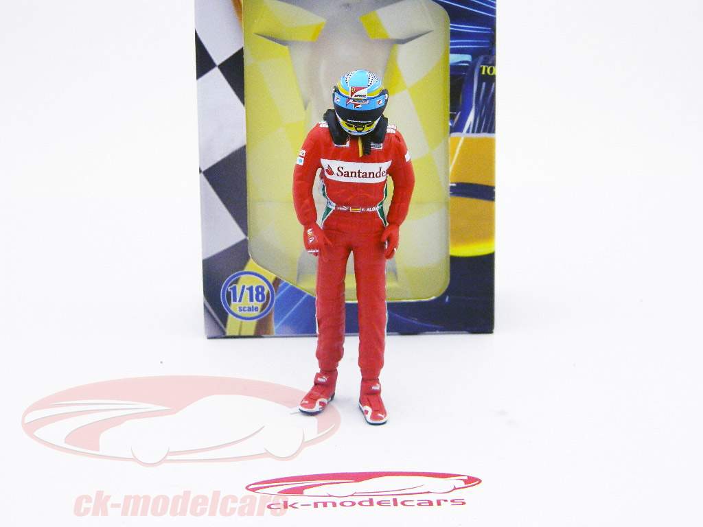 Fernando Alonso driver figure formula one 2012 standing Ed.1 1:18 TopMo