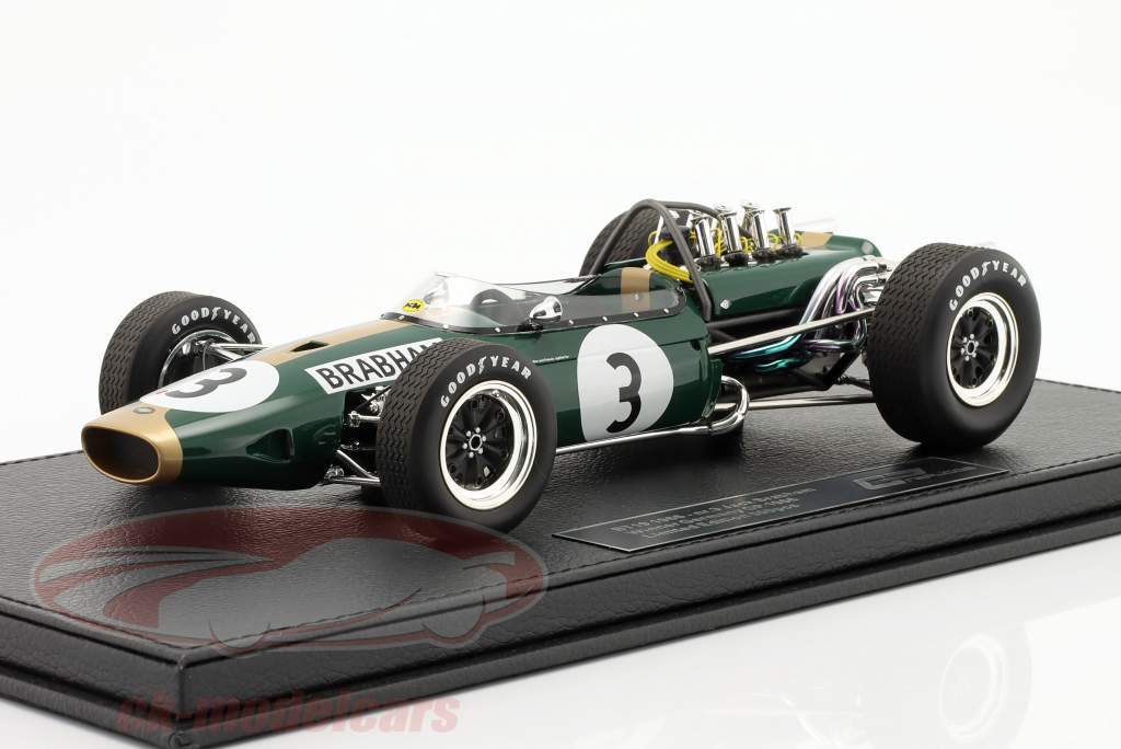 J. Brabham Brabham BT19 #3 vincitore Tedesco GP formula 1 Campione del mondo 1966 1:18 GP Replicas