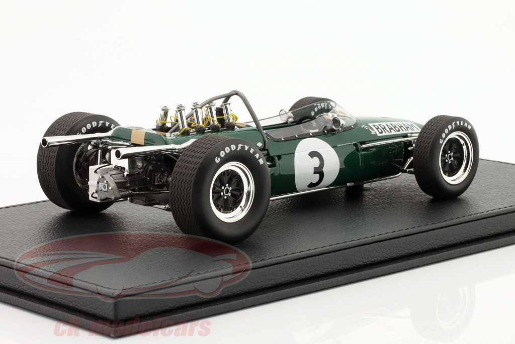J. Brabham Brabham BT19 #3 vincitore Tedesco GP formula 1 Campione del mondo 1966 1:18 GP Replicas