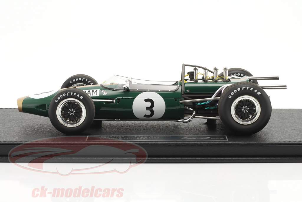 J. Brabham Brabham BT19 #3 vincitore Tedesco GP formula 1 Campione del mondo 1966 1:18 GP Replicas
