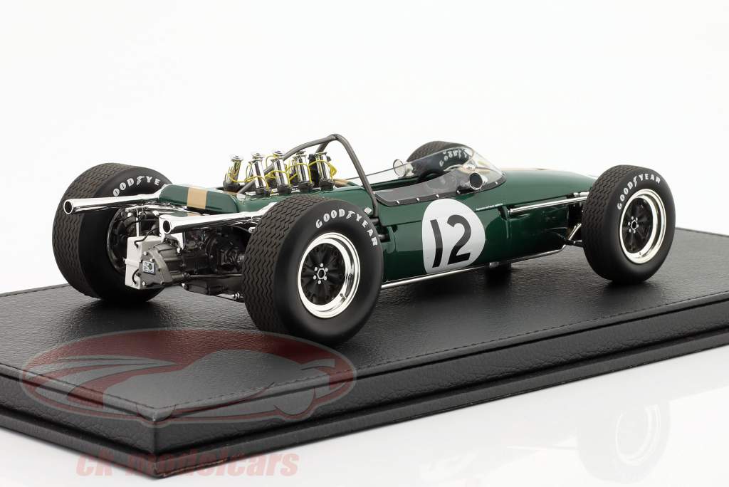 J. Brabham Brabham BT19 #12 winnaar Frans GP formule 1 Wereldkampioen 1966 1:18 GP Replicas