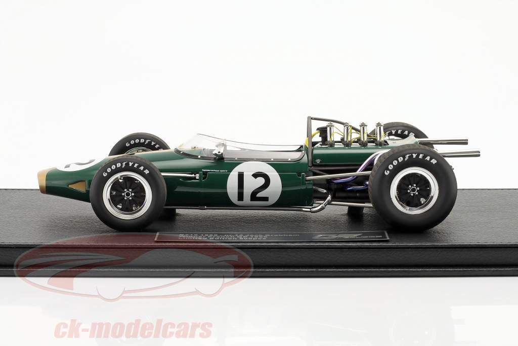 J. Brabham Brabham BT19 #12 gagnant Français GP formule 1 Champion du monde 1966 1:18 GP Replicas