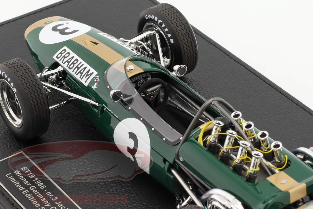 J. Brabham Brabham BT19 #3 vincitore Tedesco GP formula 1 Campione del mondo 1966 1:18 GP Replicas