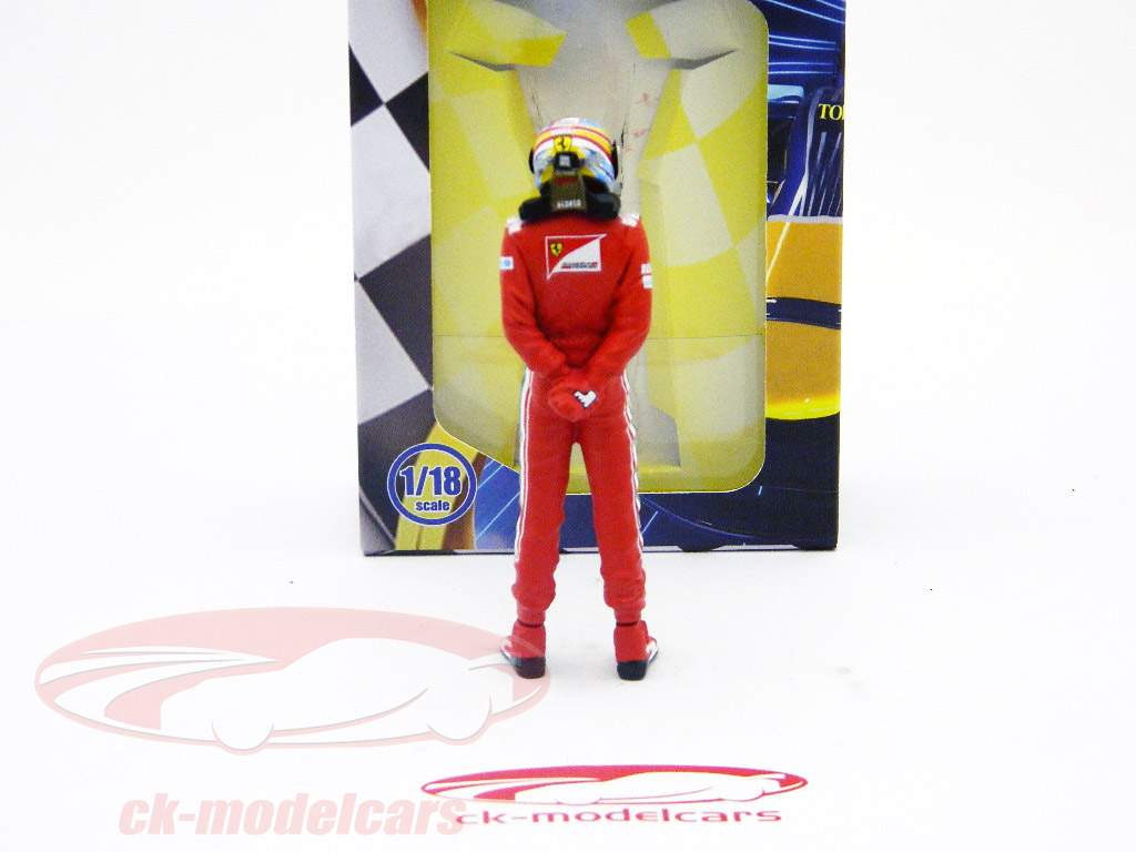 Fernando Alonso driver figure formula one 2012 standing Ed.2 1:18 TopMo