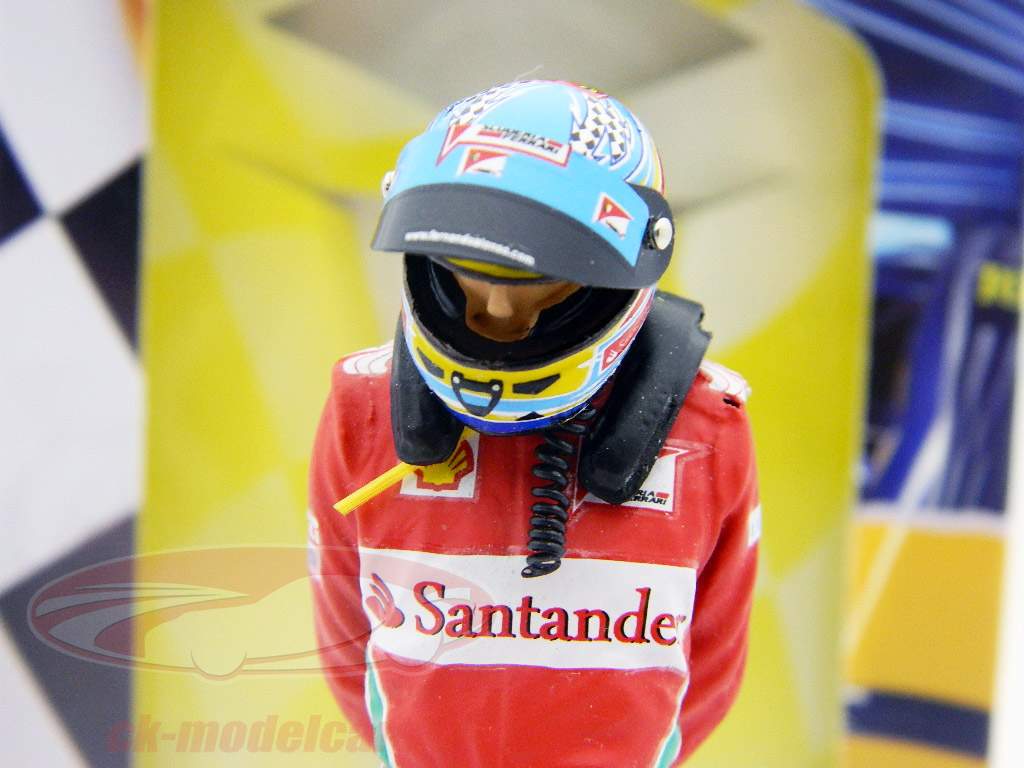 Fernando Alonso driver figure formula one 2012 standing Ed.2 1:18 TopMo