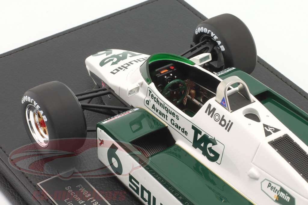Keke Rosberg Williams FW08 #6 2do Austria GP fórmula 1 Campeón mundial 1982 1:18 GP Replicas