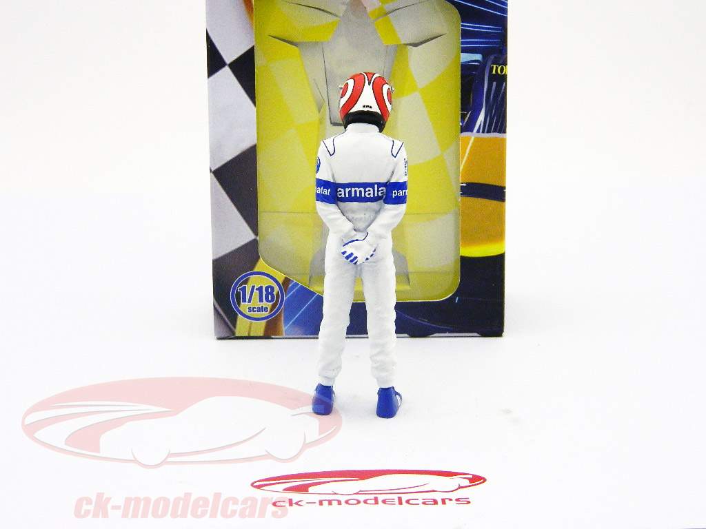 Nelson Piquet driver figure formula one standing Ed.2 1:18 TopMo