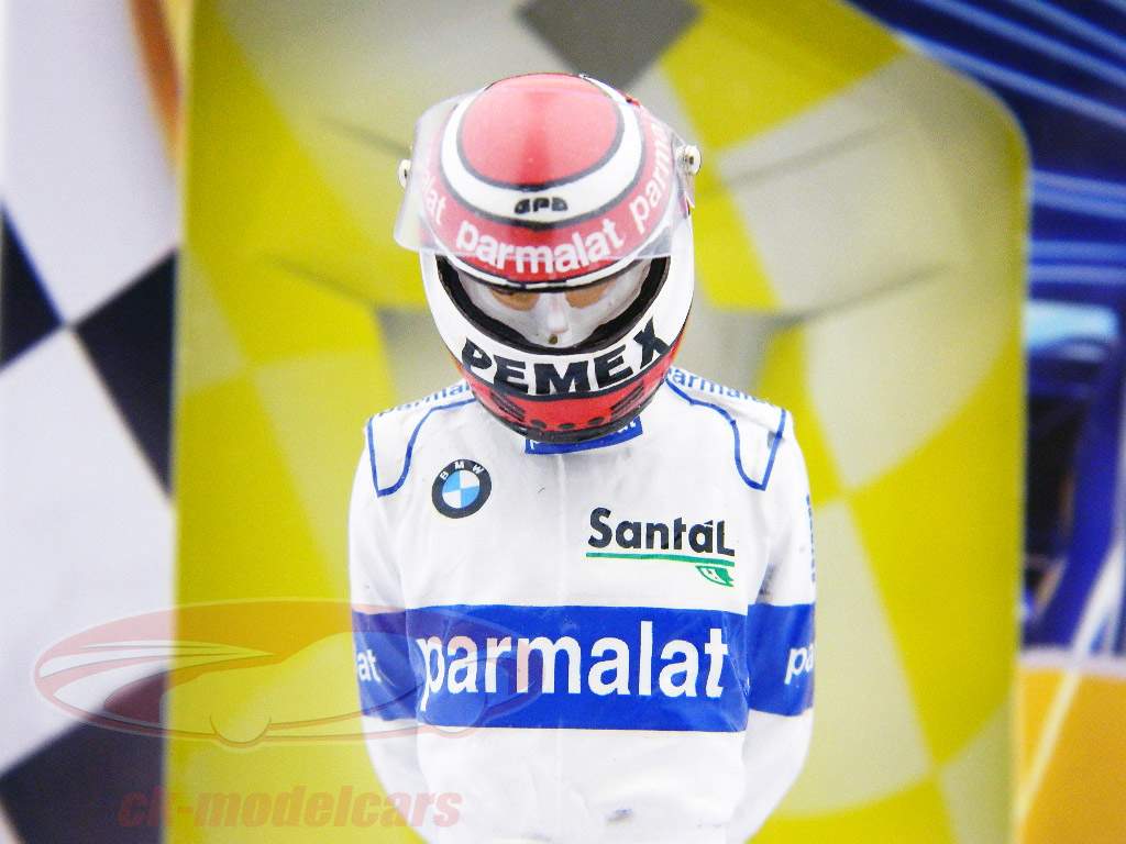 Nelson Piquet driver figure formula one standing Ed.2 1:18 TopMo