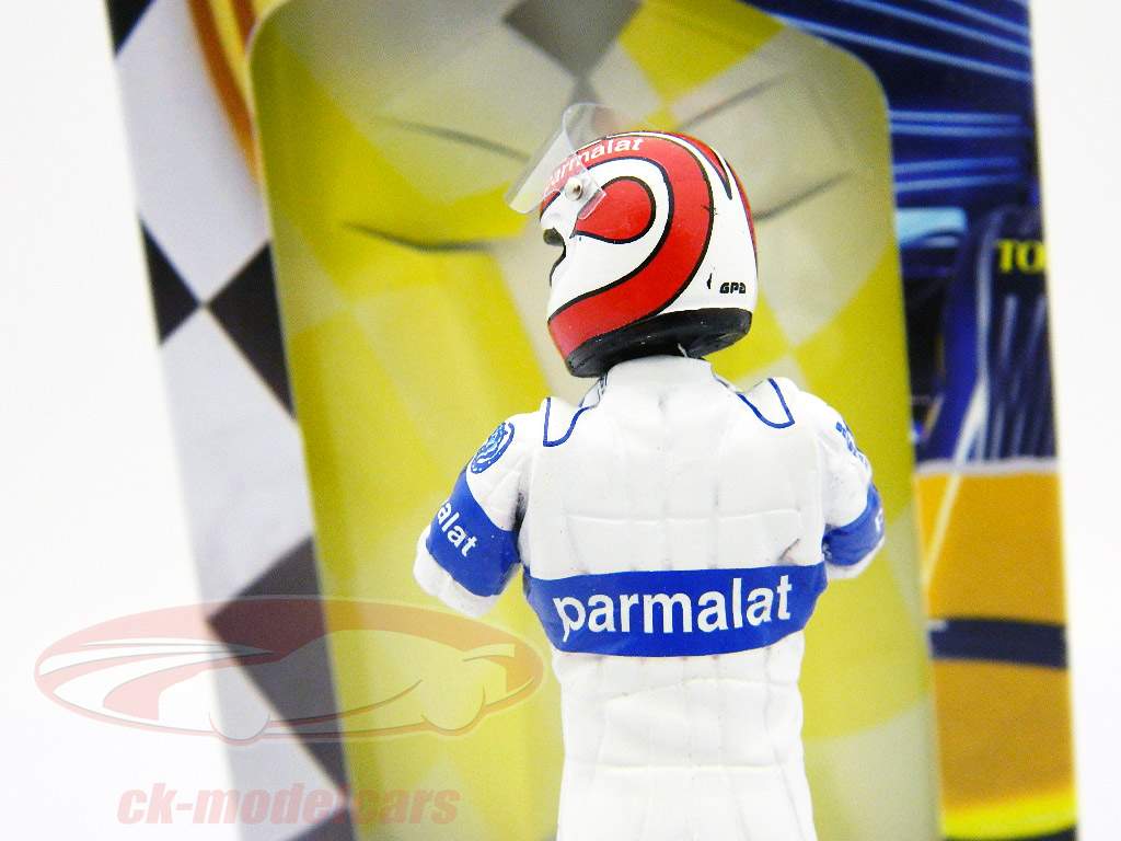Nelson Piquet driver figure formula one standing Ready to Race 1:18 TopMo