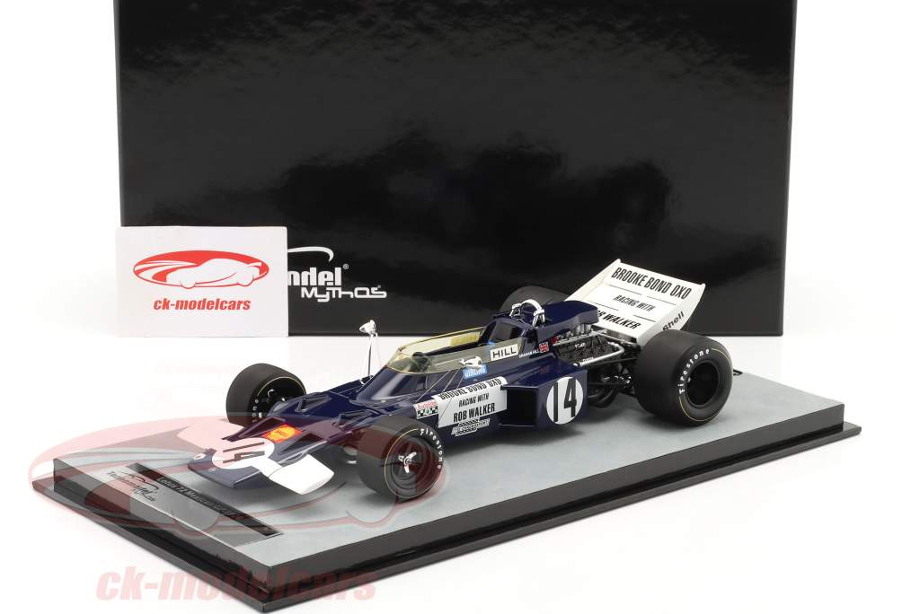 Graham Hill Lotus 72C #14 México GP 1970 1:18 Tecnomodel
