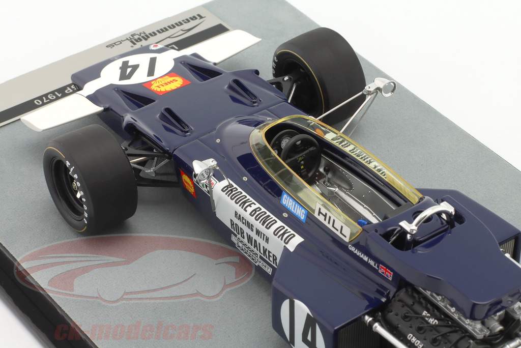 Graham Hill Lotus 72C #14 México GP 1970 1:18 Tecnomodel