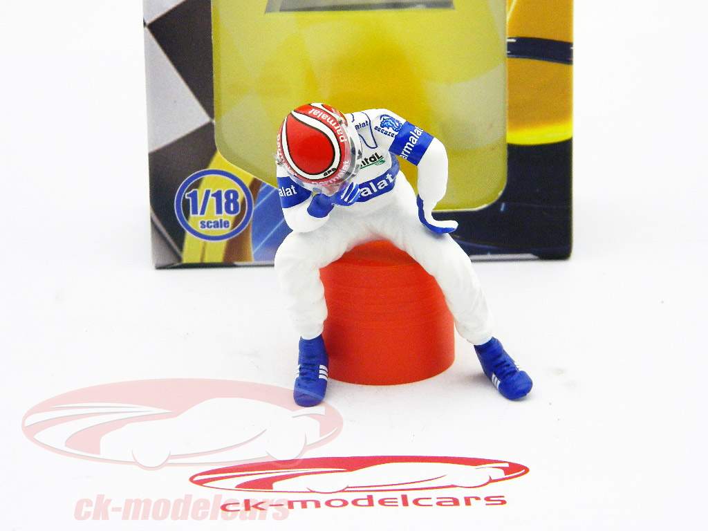 Nelson Piquet Formel 1 Fahrerfigur sitzend 1:18 TopMo