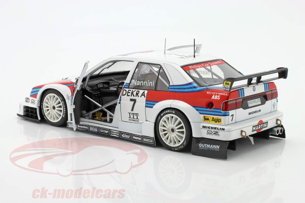 A. Nannini Alfa Romeo 155 V6 TI #7 Martini Racing Alfa Corse DTM / ITC 1995 1:18 WERK83