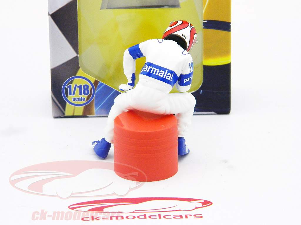 Nelson Piquet Formel 1 Fahrerfigur sitzend 1:18 TopMo
