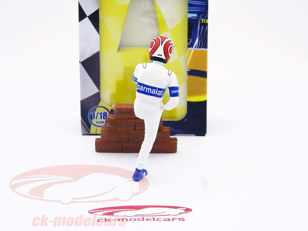 Nelson Piquet driver figure formula one standing Ed.3 1:18 TopMo