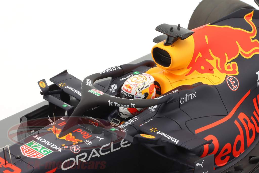 Max Verstappen Red Bull RB16B #33 Sieger Abu Dhabi Formel 1 Weltmeister 2021 1:12 Spark