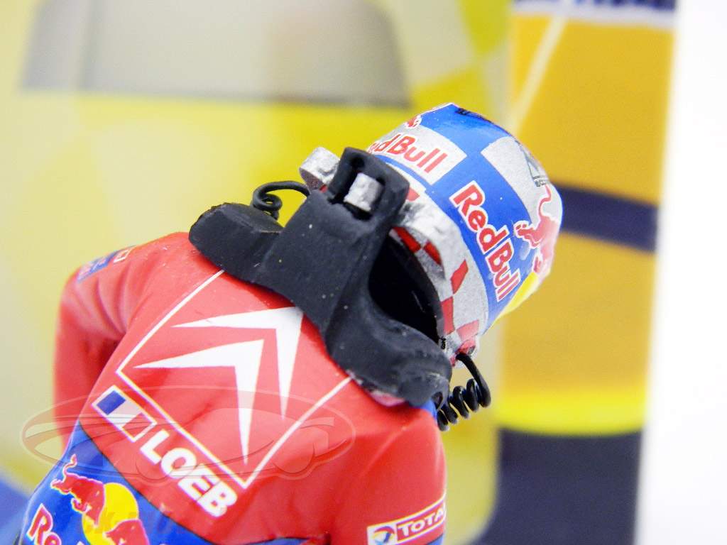 Sebastien Loeb driver figure WRC 2009 sitting 1:18 TopMo