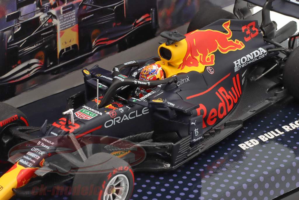 Max Verstappen Red Bull RB16B #33 Sieger Niederlande GP Formel 1 Weltmeister 2021 1:43 Minichamps
