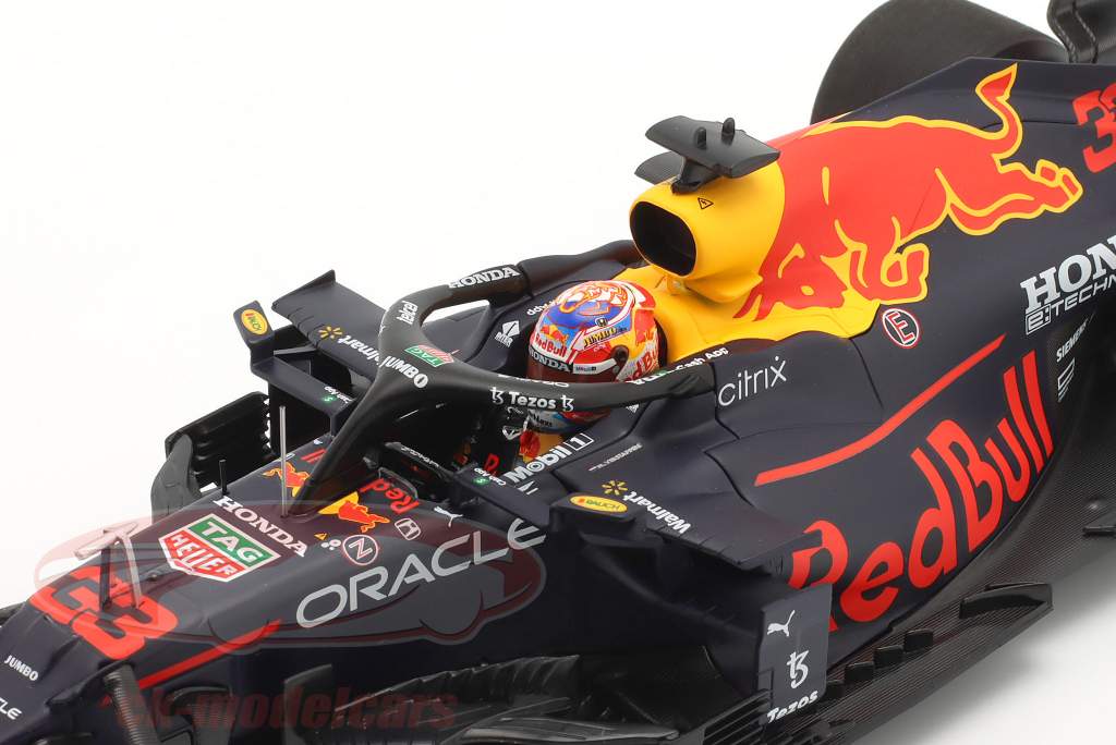 Max Verstappen Red Bull RB16B #33 vinder hollandsk GP formel 1 Verdensmester 2021 1:18 Minichamps