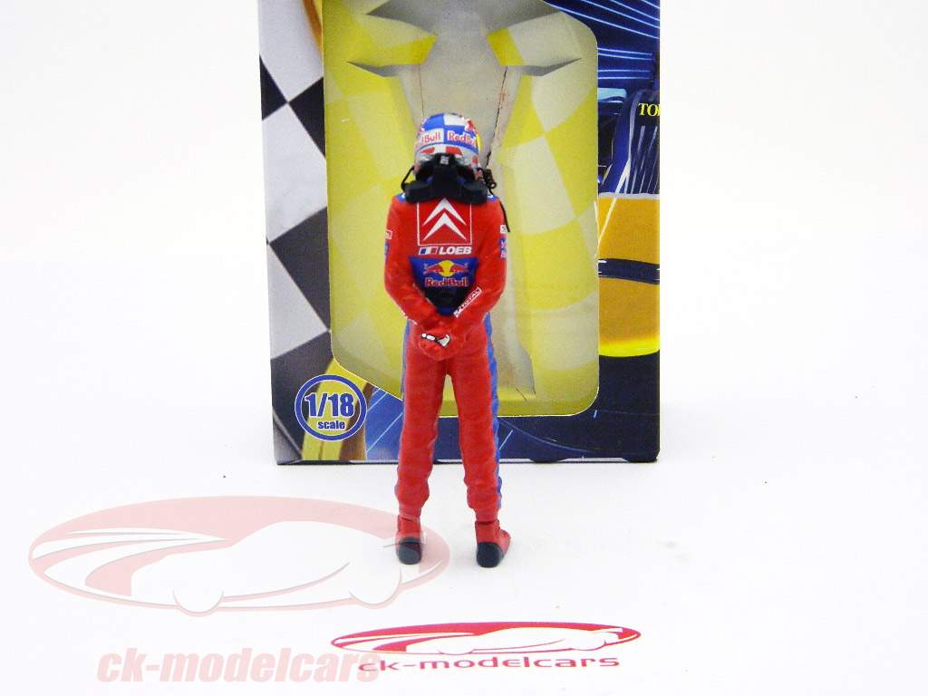 Sebastien Loeb driver figure WRC 2009 standing Ed. 2 1:18 TopMo
