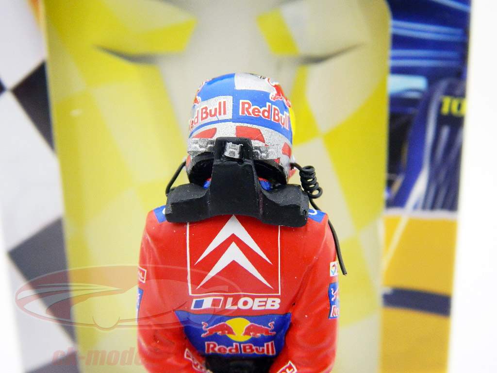 Sebastien Loeb driver figure WRC 2009 standing Ed. 2 1:18 TopMo