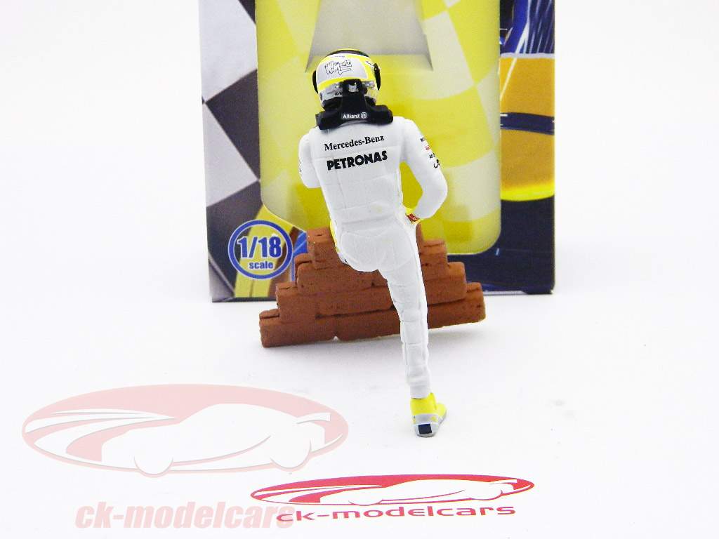Nico Rosberg driver figure formula one standing Ed.3 1:18 TopMo