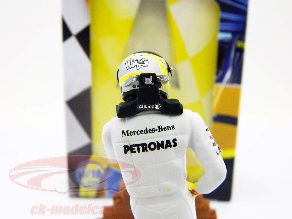 Nico Rosberg driver figure formula one standing Ed.3 1:18 TopMo