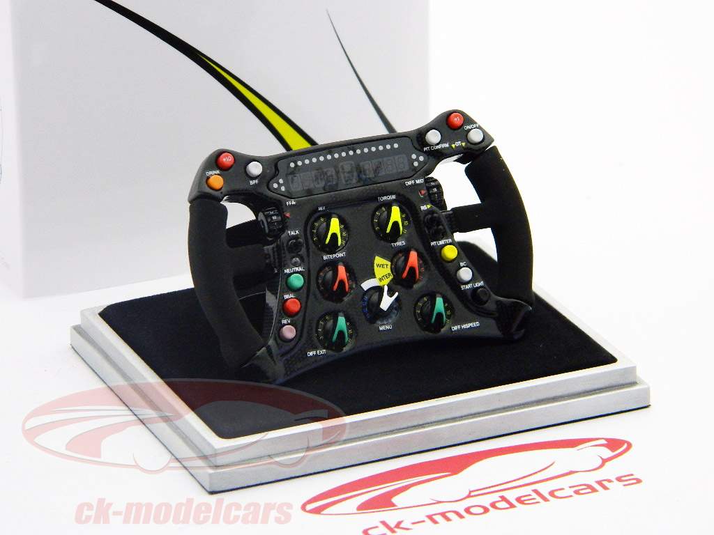 Button / Barrichello Brawn BGP 009 Formel 1 2009 steering wheel 1:4 Amalgam