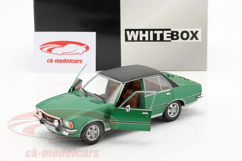 Opel Commodore B GS/E Год постройки 1972 зеленый / черный 1:24 WhiteBox