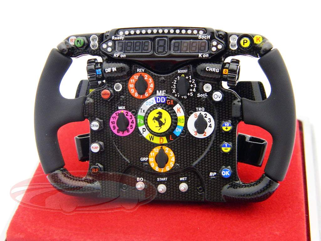 Alonso / Massa Ferrari F2012 formula one 2012 steering wheel 1:4 Amalgam