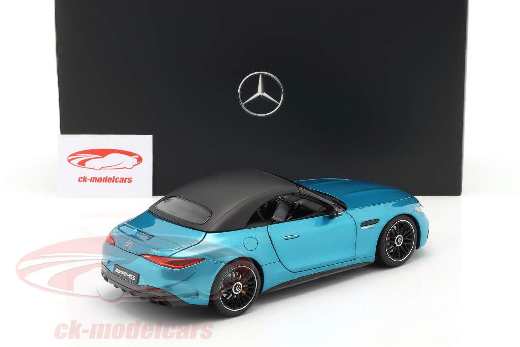 【未開封】1/18メルセデス特注品AMG SL(R232)ハイパーブルー Amazon | iScale 1/18 Mercedes Benz SL63 AMG (R232) 4MATIC+