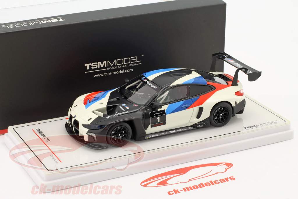 BMW M4 GT3 #1 Presentation Car 2021 BMW Motorsport 1:43 TrueScale