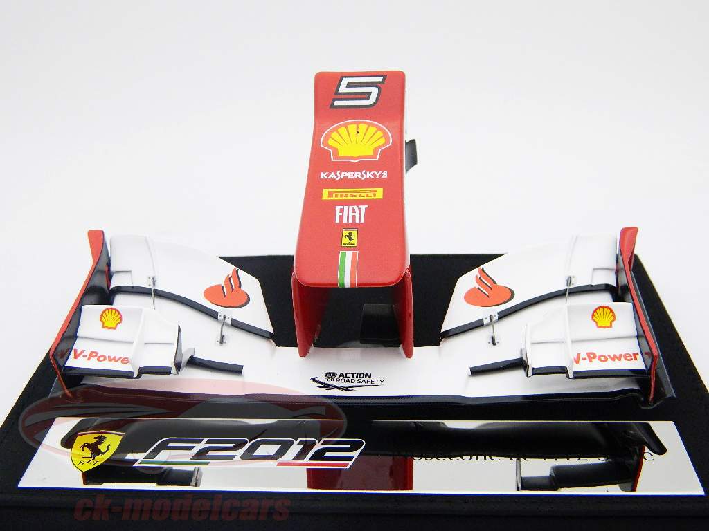 阿隆索法拉利F2012一级方程式赛车的鼻锥2012 1:12汞合金