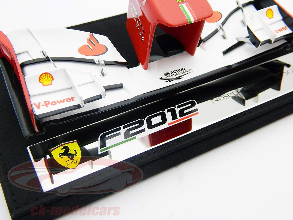 阿隆索法拉利F2012一级方程式赛车的鼻锥2012 1:12汞合金