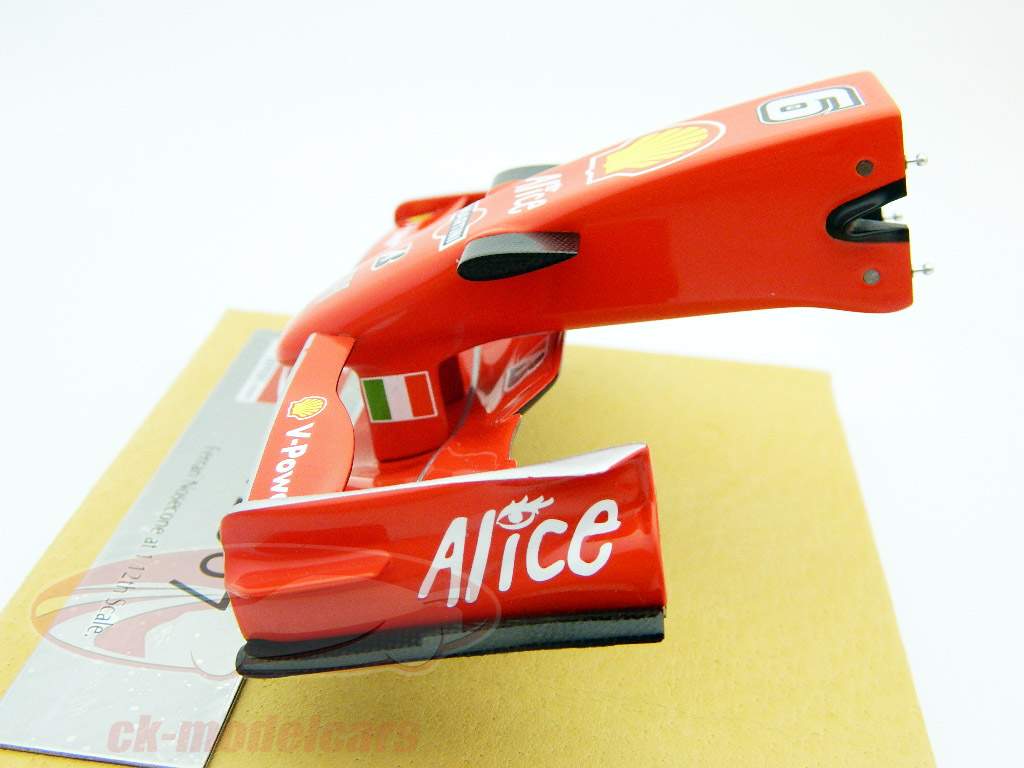 К. Райкконен Ferrari F2007 Формула 1 2007 головная 1:12 амальгама