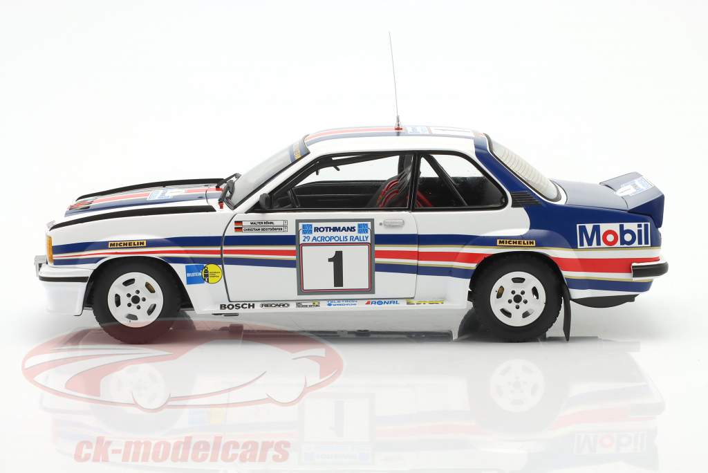 Opel Ascona 400 #1 2do Rallye acrópolis 1982 Röhrl, Geistdörfer 1:18 SunStar