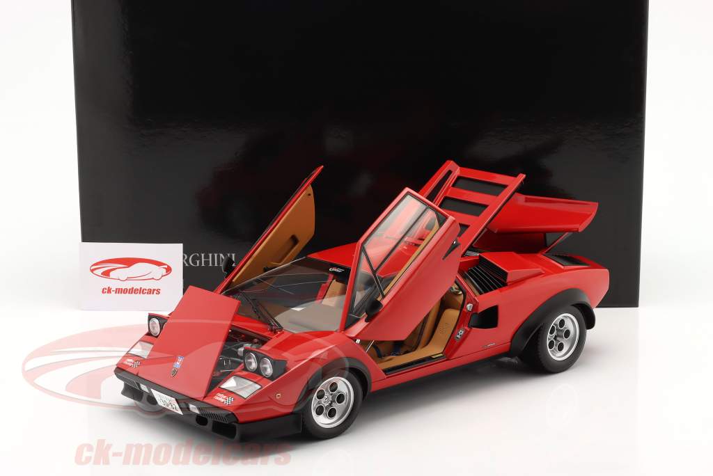 Kyosho 1:12 Lamborghini Countach LP500S Walter Wolf 1982 red